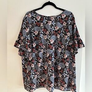 Loft Plus Floral Blouse